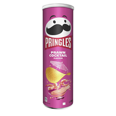 Чипсы Pringles коктейль из креветок 165г. 1
