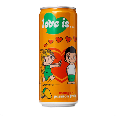 Лимонад Love is манго и маракуйя 0,33л. 1