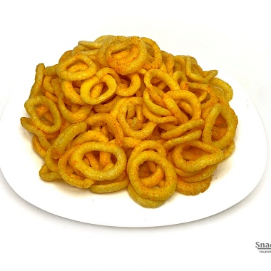 Луковые колечки чипсы со вкусом Бекон 150г. 1