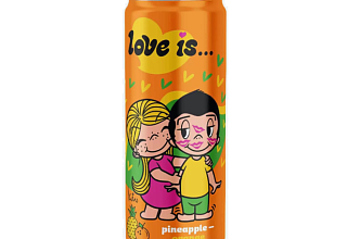 Лимонад Love is ананас и апельсин 0,33л.