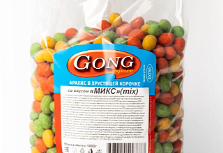 Арахис в хрустящей корочке GONG микс 1кг.