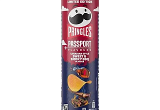 Чипсы Pringles Канадский сладкий барбекю 165г.
