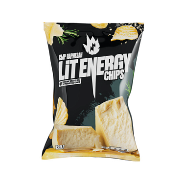 Чипсы LIT ENERGY пармезан 120г. 1