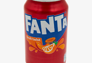 Лимонад Fanta фруктовый твист банка 0,33л.