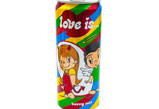 Лимонад Love is ягодный микс 0,33л.