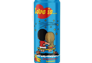 Лимонад Love is клубника и банан 0,33л.