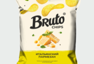 Чипсы Bruto итальянский пармезан 120г.